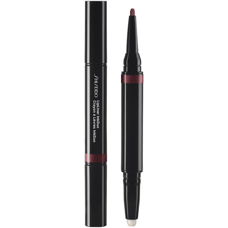 Shiseido LipLiner InkDuo ruj și creion pentru conturul buzelor balsam culoare 11 Plum 1.1 g