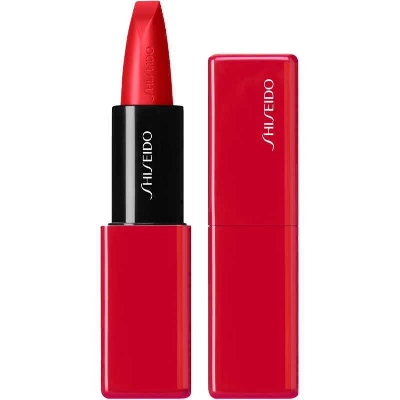 Shiseido Makeup Technosatin gel lipstick ruj satinat culoare 415 Short Circuit 4 g