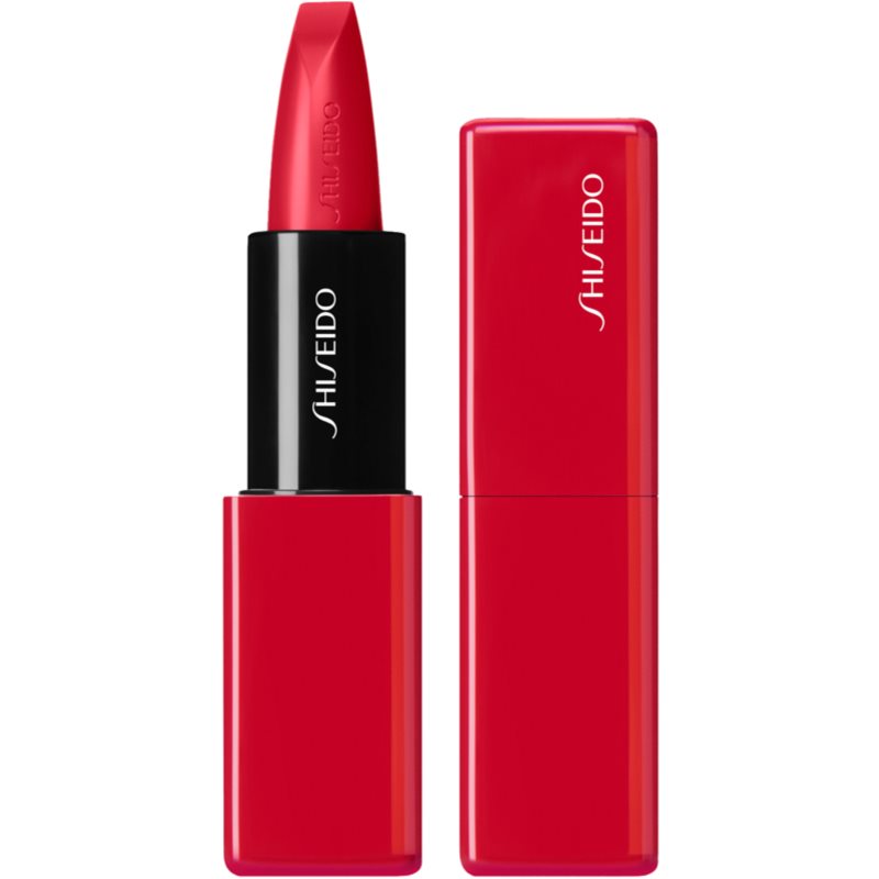 Shiseido Makeup Technosatin gel lipstick ruj satinat culoare 416 Red Shift 4 g