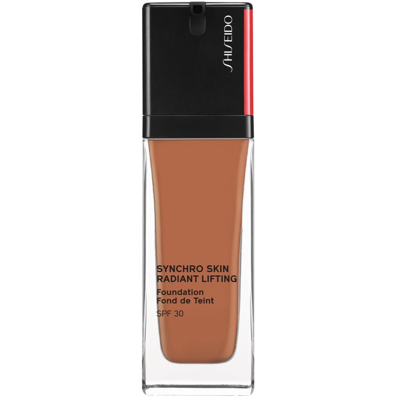 Shiseido Synchro Skin Radiant Lifting Foundation Machiaj Pentru Lifting Cu Efect De Stralucire Spf 30 Culoare 450 Copper 30 Ml