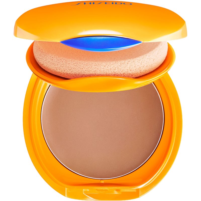 Shiseido Expert Sun Protector Tanning Compact Foundation SPF10 fond de ten nuanțator lichid, sub machiaj reincarcabil culoare Bronze 12 g