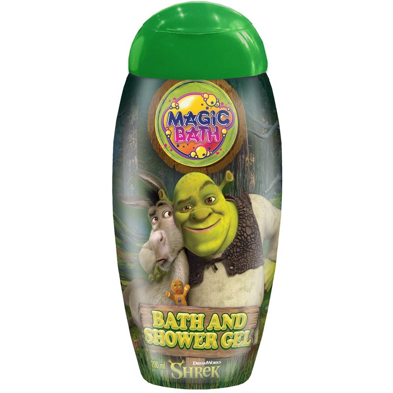 Shrek Magic Bath Bath & Shower Gel gel de duș pentru copii 200 ml