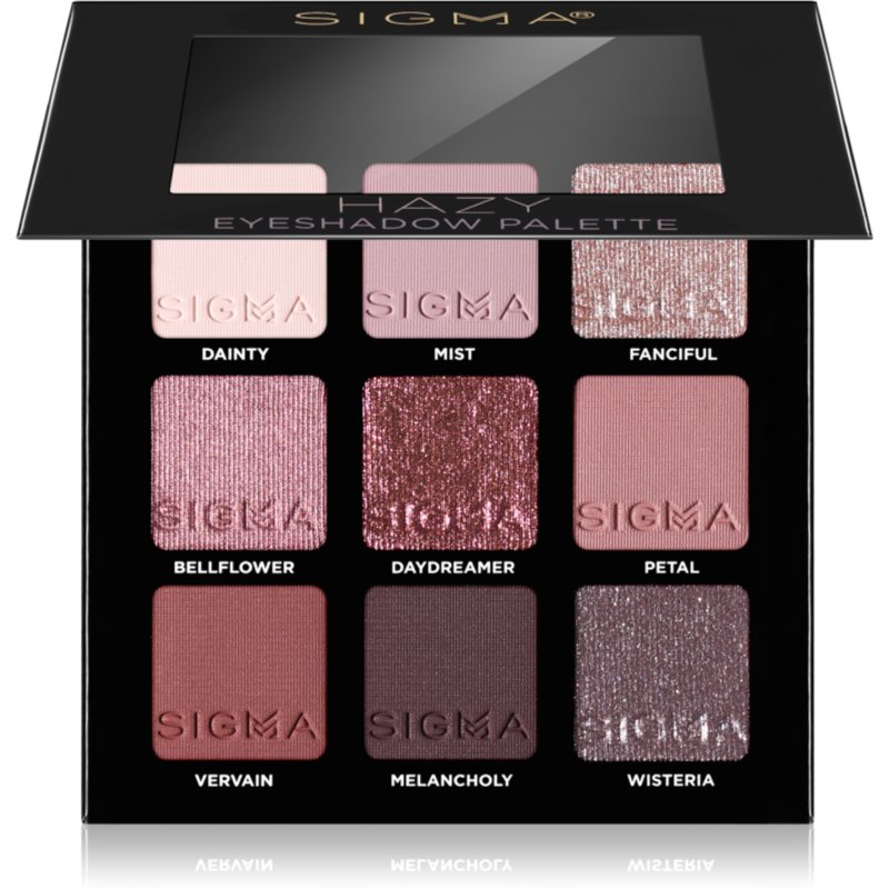 Sigma Beauty Eyeshadow Palette Hazy paletă cu farduri de ochi 9 g