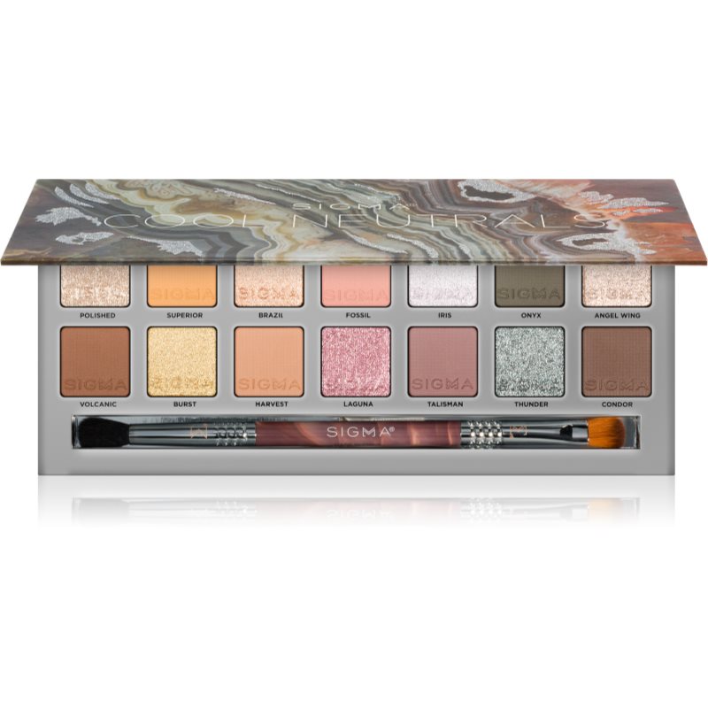 Sigma Beauty Cool Neutrals eyeshadow palette 1 pc