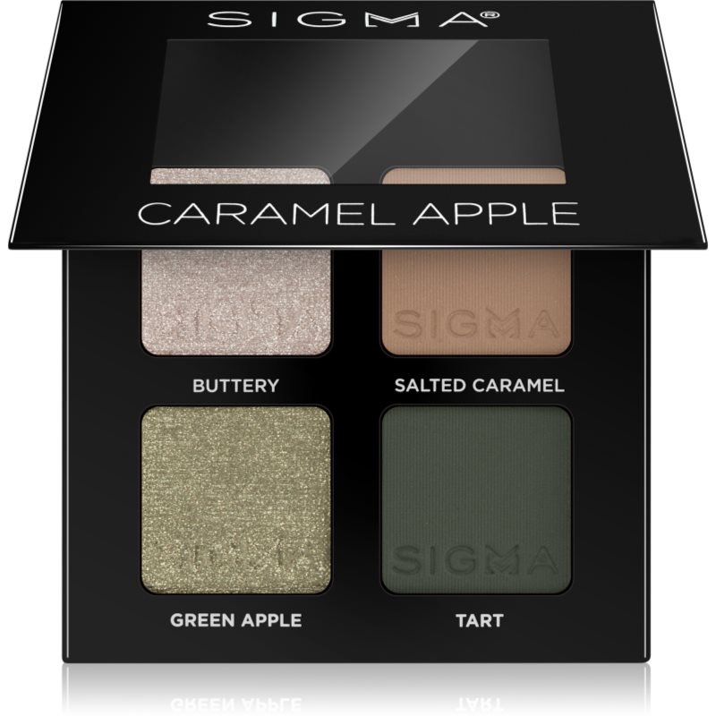 Sigma Beauty Quad paletă cu farduri de ochi culoare Caramel Apple 4 g