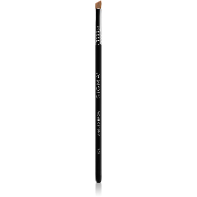 Sigma Beauty Brow E75 Angled Brow Brush perie curbata pentru sprancene 1 buc