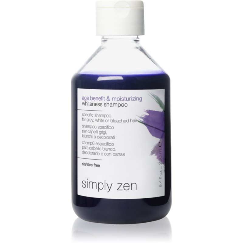 Simply Zen Age Benefit & Moisturizing șampon nuanțator pentru iluminarea părului sau pentru părul cu șuvițe 250 ml