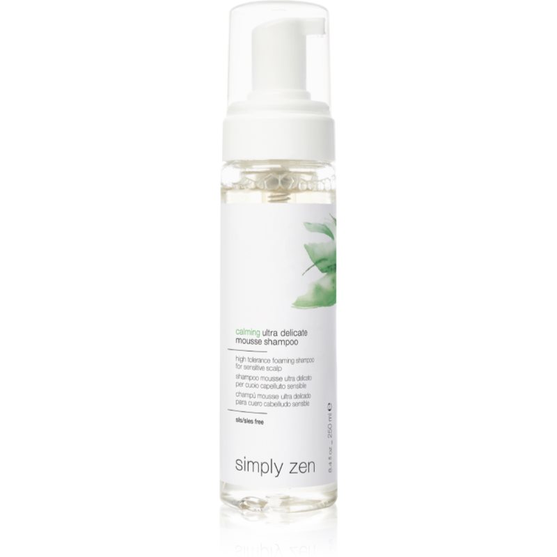 Simply Zen Calming Ultra Delicate Mousse Shampoo sampon cu efect calmant pentru piele sensibila 200 ml