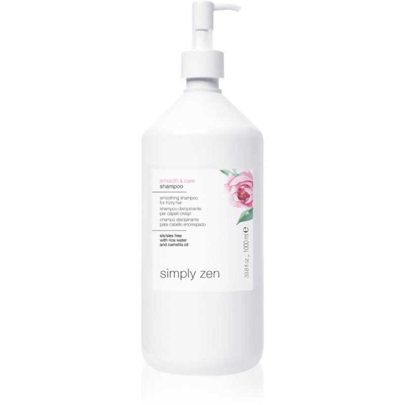 Simply Zen Smooth & Care Shampoo sampon pentru indreptarea parului anti-electrizare 1000 ml