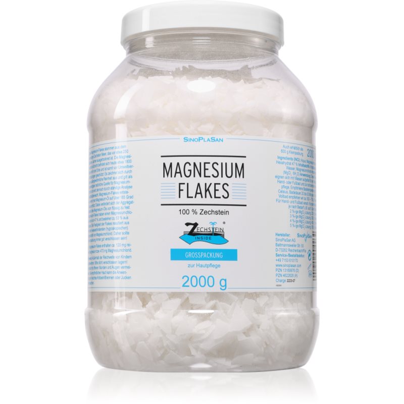 SinoPlaSan Magnesium-Flakes 100% Zechstein magneziu pentru baie 2000 g