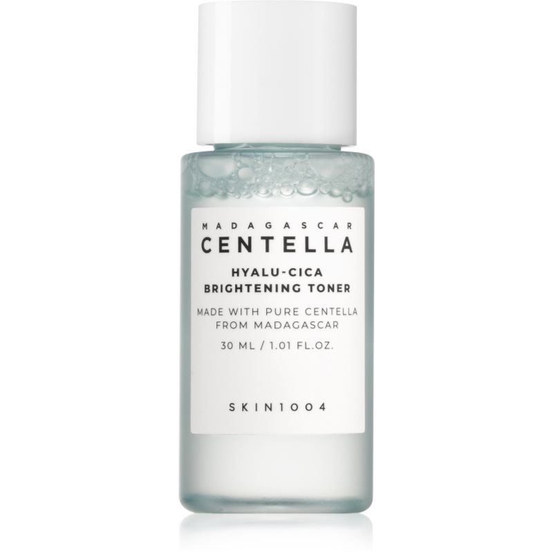 SKIN1004 Madagascar Centella Hyalu-Cica Brightening Toner tonic exfoliant delicat pentru luminozitate si hidratare 30 ml