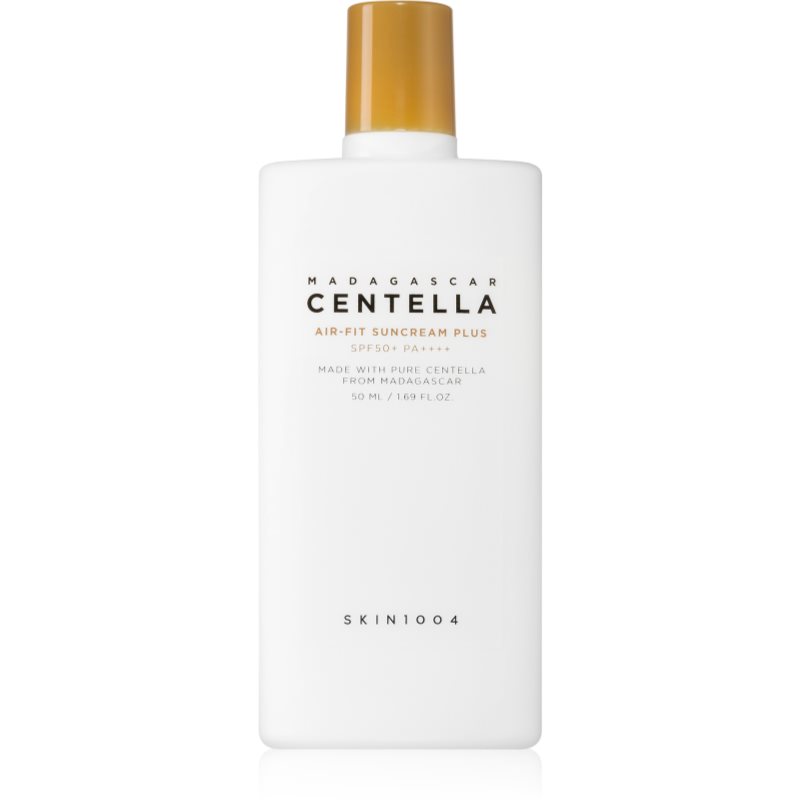 SKIN1004 Madagascar Centella Air-Fit Suncream Plus crema protectoare cu minerale pentru piele sensibilă SPF 50+ 50 ml