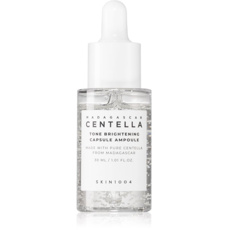 SKIN1004 Madagascar Centella Tone Brightening Capsule Ampoule ser hidratant pentru strălucirea și netezirea pielii 30 ml