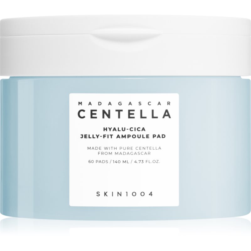 SKIN1004 Madagascar Centella Hyalu-Cica Jelly-Fit Ampoule Pad dischete de tonifiere pentru pielea uscata si deshidratata 60 buc