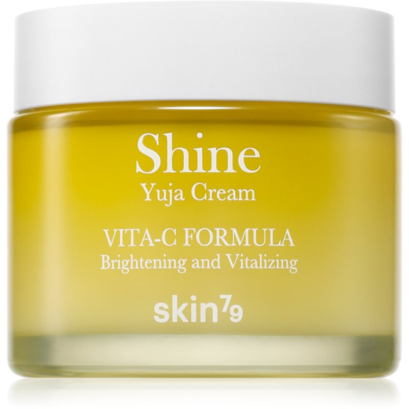 Skin79 Shine Yuja Cream Vita-C Formula cremă de față, pentru hidratare și iluminare pentru piele cu hiperpigmentare 70 ml