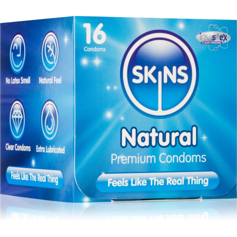 Skins Natural prezervative Vanilla 16 buc