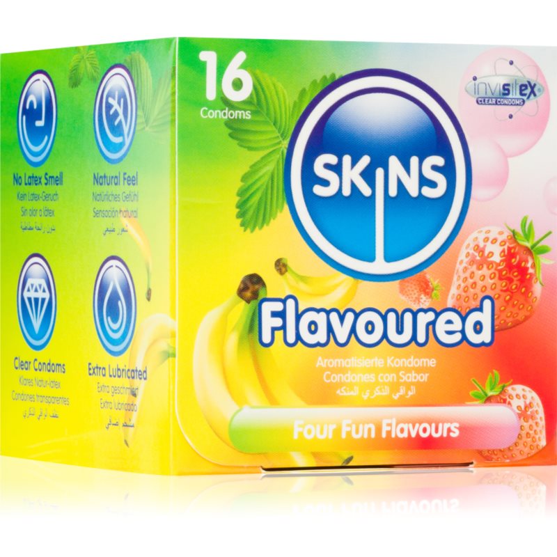 Skins Flavours prezervative 16 buc