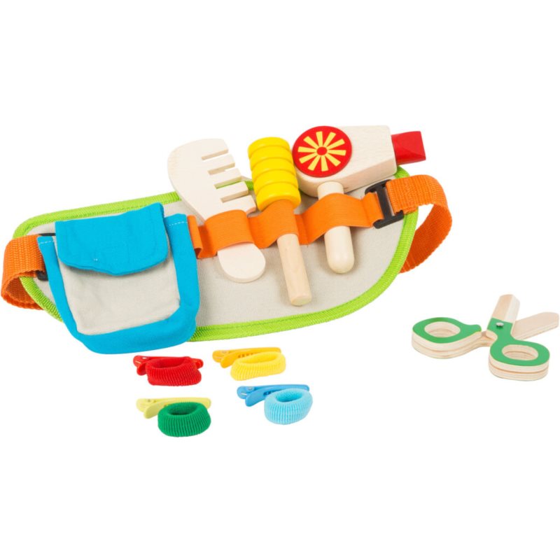 Small foot Wooden Hairdresser Set set de jucării din lemn 3 y+ 1 buc