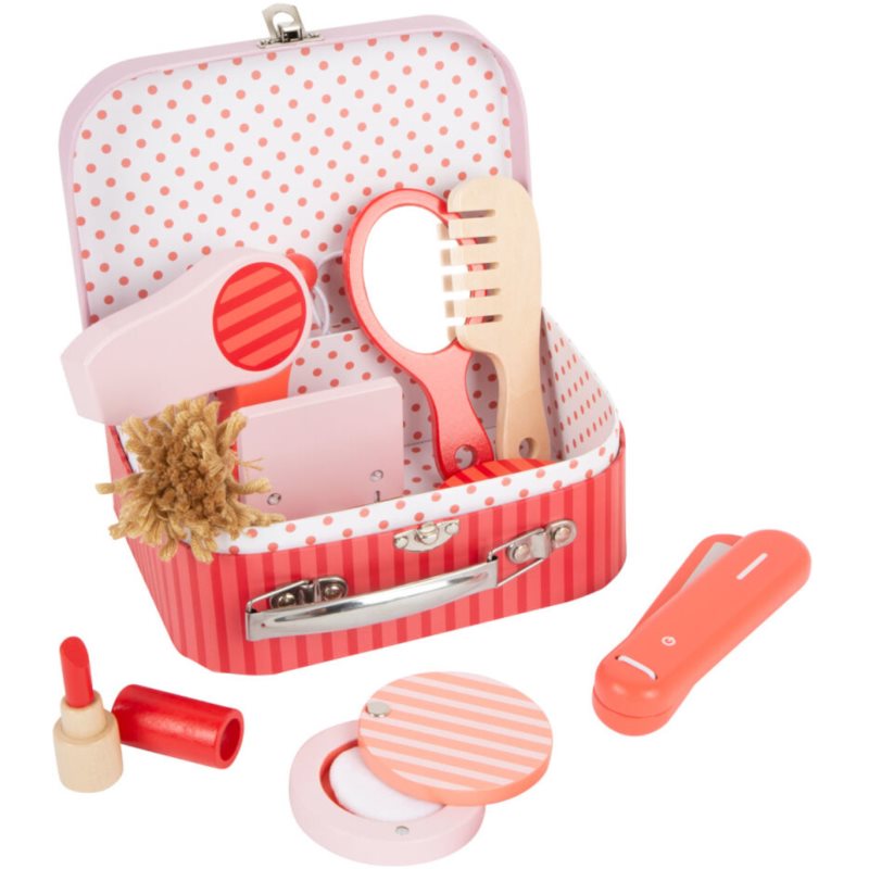 Small foot Wooden Retro Make-up in Case set de jucării din lemn 3y+ 12 buc