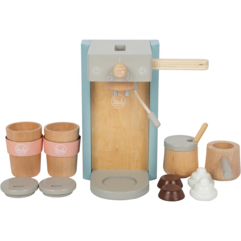 Small foot Tasty Coffee Maker set de jucării din lemn 3 y+ 1 buc