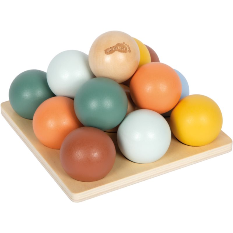 Small foot Montessori Sorting Game with Balls joc de sortare 12m+ 15 buc