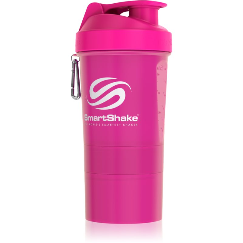 Smartshake Original shaker pentru sport mare Neon Pink 1000 ml