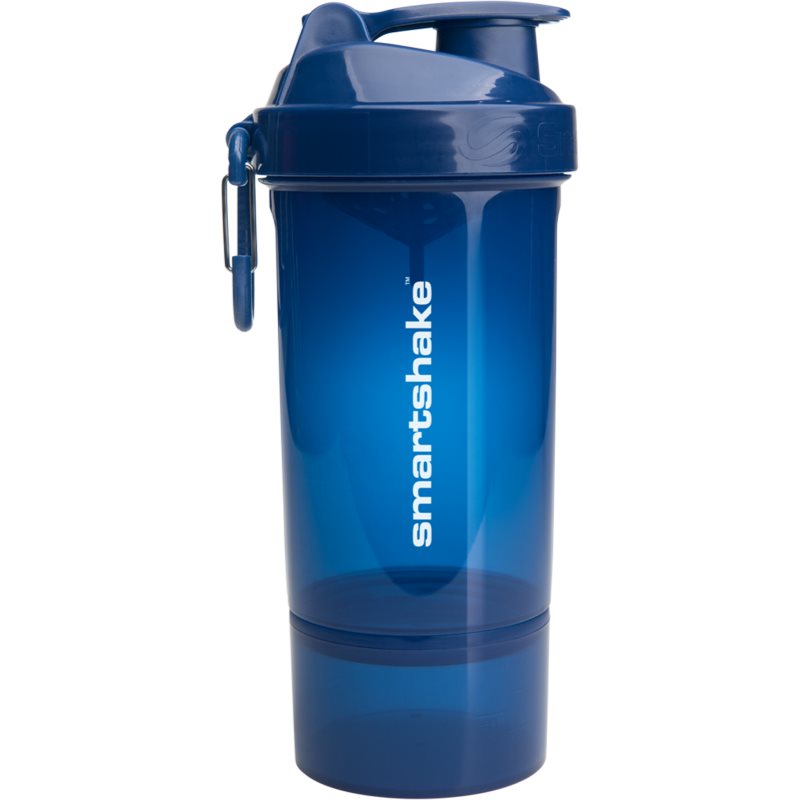 Smartshake Original2GO ONE shaker pentru sport + rezervor culoare Navy Blue 800 ml