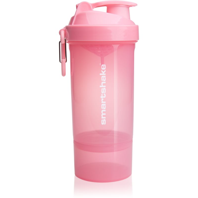 Smartshake Original2GO ONE shaker pentru sport + rezervor culoare Light Pink 800 ml