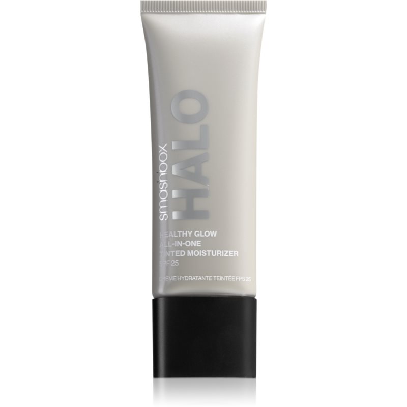 Smashbox Halo Healthy Glow All-in-One Tinted Moisturizer SPF 25 cremă hidratantă nuanțatoare, cu efect de iluminare SPF 25 culoare Medium Neutral 40 ml