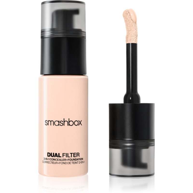 Smashbox DUAL-FILTER 2-in-1 Concealer + Foundation make-up si corector culoare Fair 1 Cool 23.6 ml