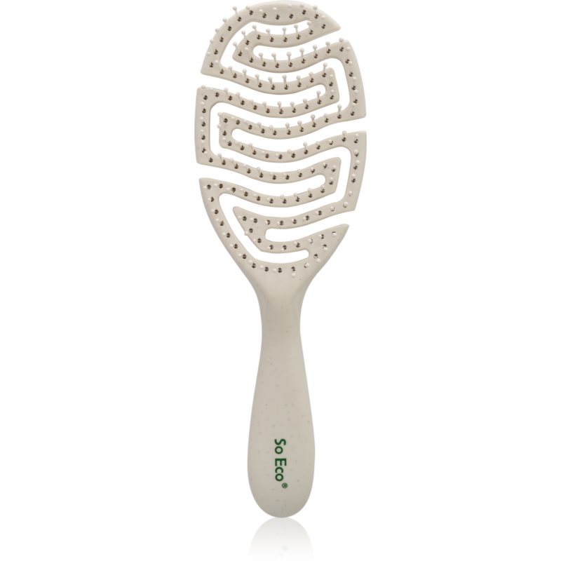 So Eco Flexi Curve Detangling Brush perie ovală pentru par usor de pieptanat 1 buc