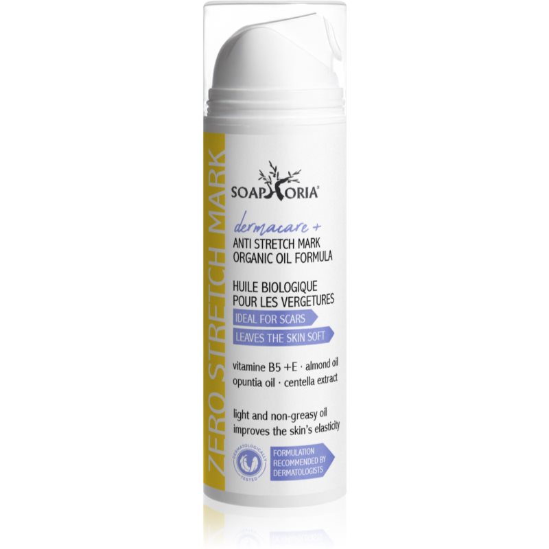 Soaphoria Dermacare+ Zero Stretch Marks lapte de corp pentru vergeturi cu ulei 150 ml