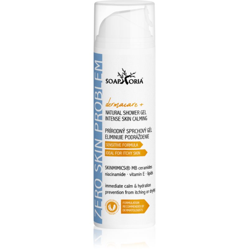 Soaphoria Dermacare+ Zero Problem gel de dus reconfortant pentru pielea sensibilă 200 ml Soaphoria Dermacare+ Zero Problem gel de dus reconfortant pentru pielea sensibilă 200 ml