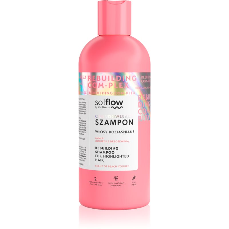 so!flow Rebuilding Com-Plex Shampoo For Highlighted Hair sampon pentru regenerare pentru par decolorat 300 ml
