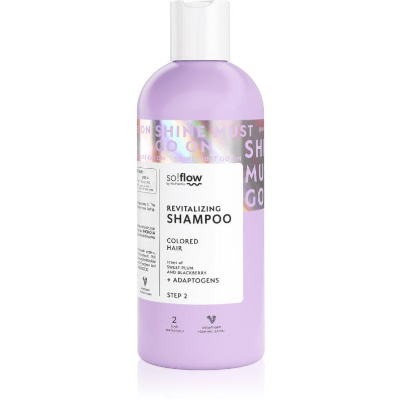 so!flow Coloured Hair Revitalizing Shampoo șampon regenerator pentru păr vopsit 400 ml