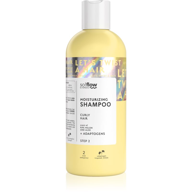 so!flow Curly Hair Nourishing Shampoo sampon hranitor pentru păr creț 400 ml