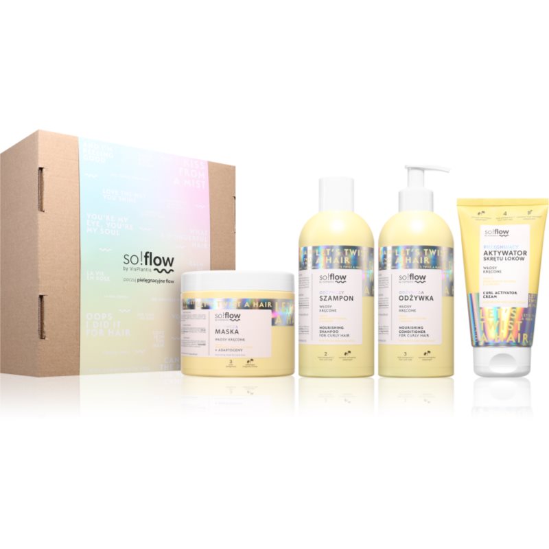 so!flow Curly Hair Set set cadou pentru păr creț