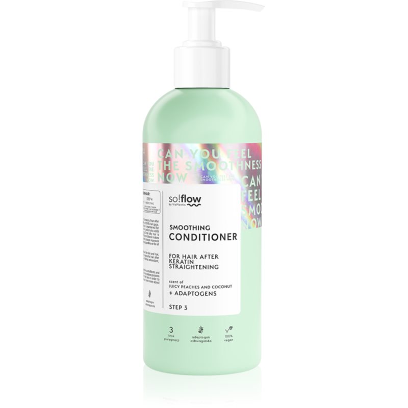so!flow After Keratin Straightening Smoothing Conditioner balsam cu efect de netezire 400 ml so!flow After Keratin Straightening Smoothing Conditioner balsam cu efect de netezire 400 ml