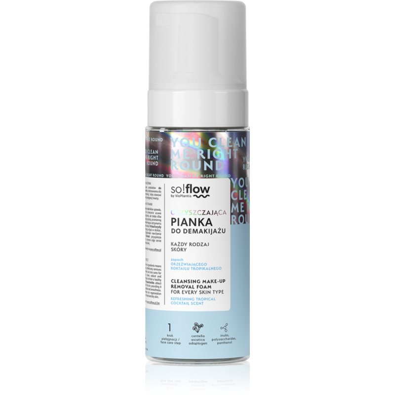 so!flow Cleansing Make-Up Removal Foam spuma delicata pentru fata 170 ml so!flow Cleansing Make-Up Removal Foam spuma delicata pentru fata 170 ml