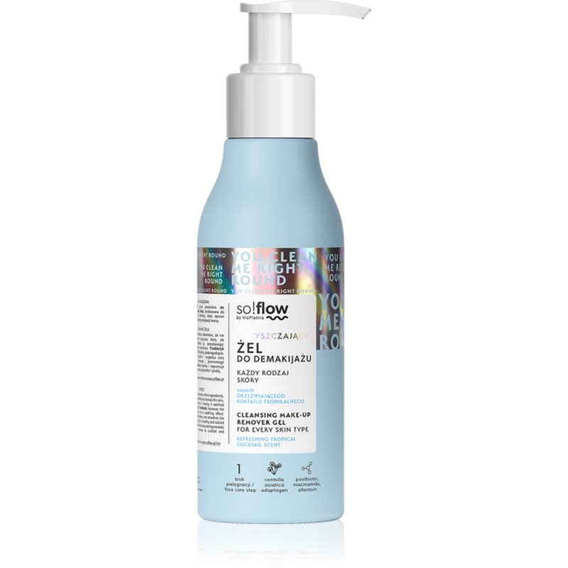 so!flow Cleansing Make-Up Removal Gel Gel demachiant pentru toate tipurile de ten 150 ml so!flow Cleansing Make-Up Removal Gel Gel demachiant pentru toate tipurile de ten 150 ml