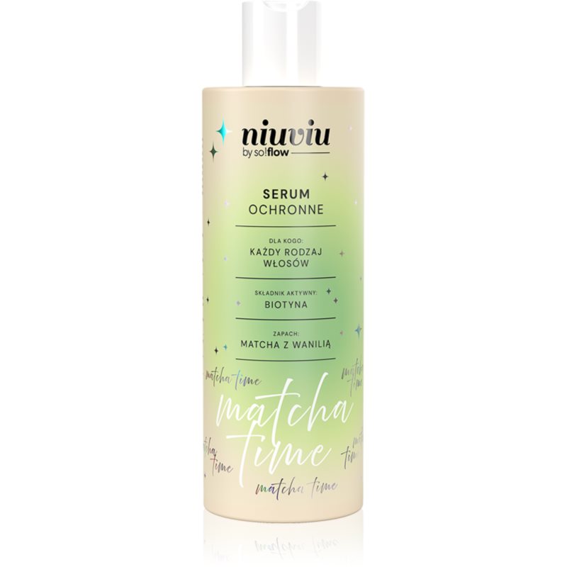 so!flow Matcha Time Protective Hair Serum ser fortifiant pentru par sensibil 150 ml
