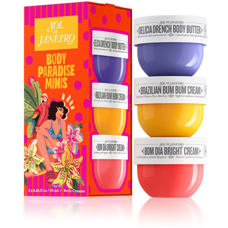 Sol de Janeiro Body Paradise Minis set cadou nutritie si hidratare