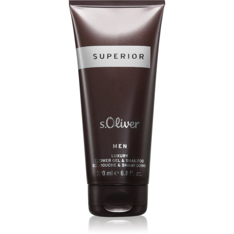 s.Oliver Superior Men gel de duș pentru bărbați 200 ml