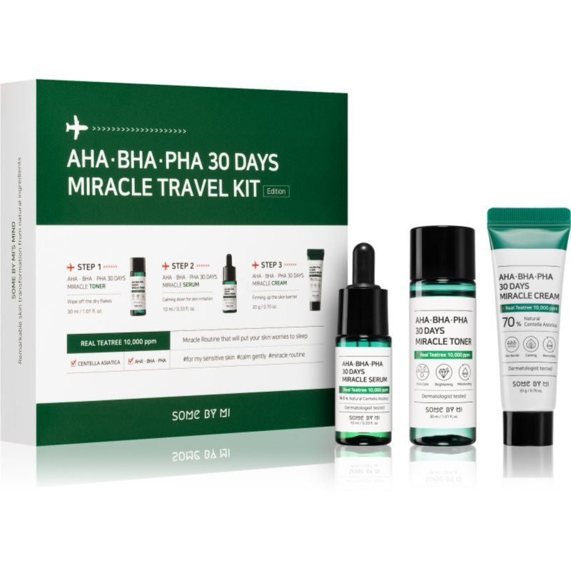 Some By Mi AHA∙BHA∙PHA 30 Days Miracle Seturi pentru voiaj (pentru ten acneic)