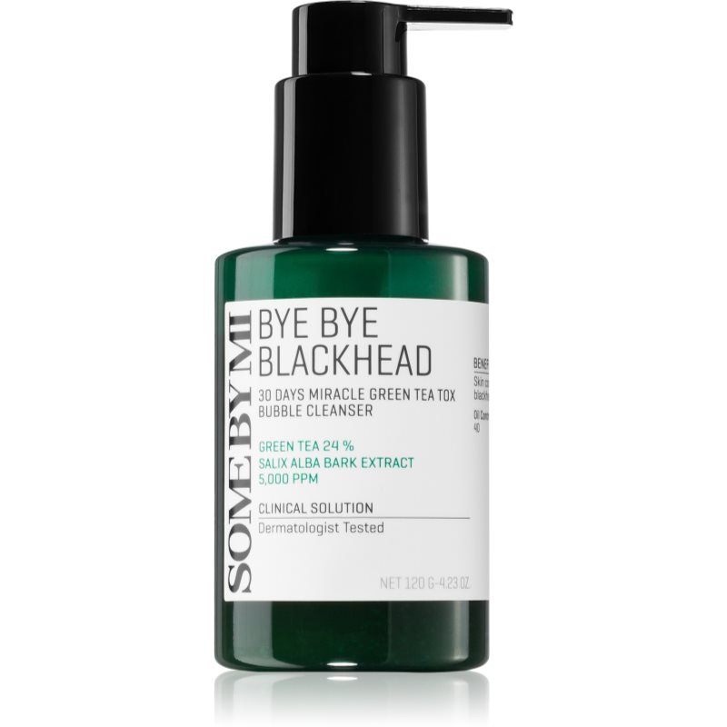 Some By Mi Bye Bye Blackhead 30 Days Miracle Spuma activa pentru curatare impotriva punctelor negre 120 g