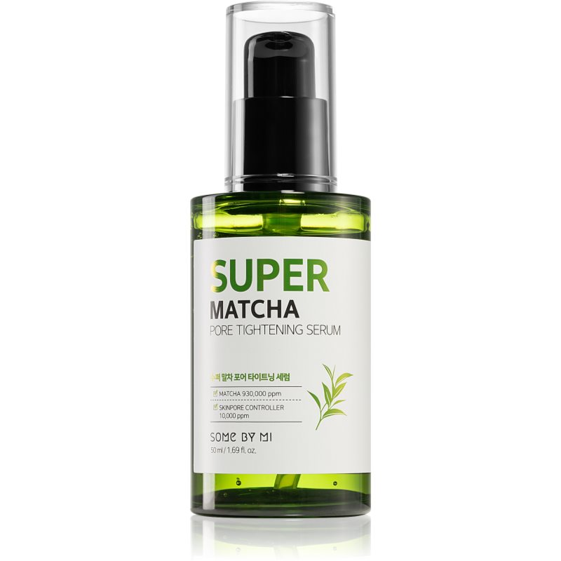 Some By Mi Super Matcha Pore Tightening ser calmant pentru piele lucioasa cu pori dilatati 50 ml