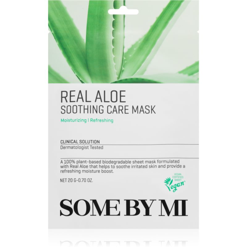 Some By Mi Clinical Solution Aloe Soothing Care Mask mască textilă calmantă 20 g