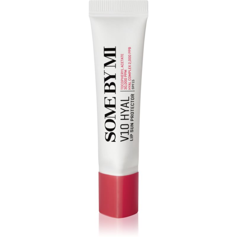 Some By Mi V10 Hyal Lip Protector balsam de buze protector SPF 15 culoare Berry 7 ml