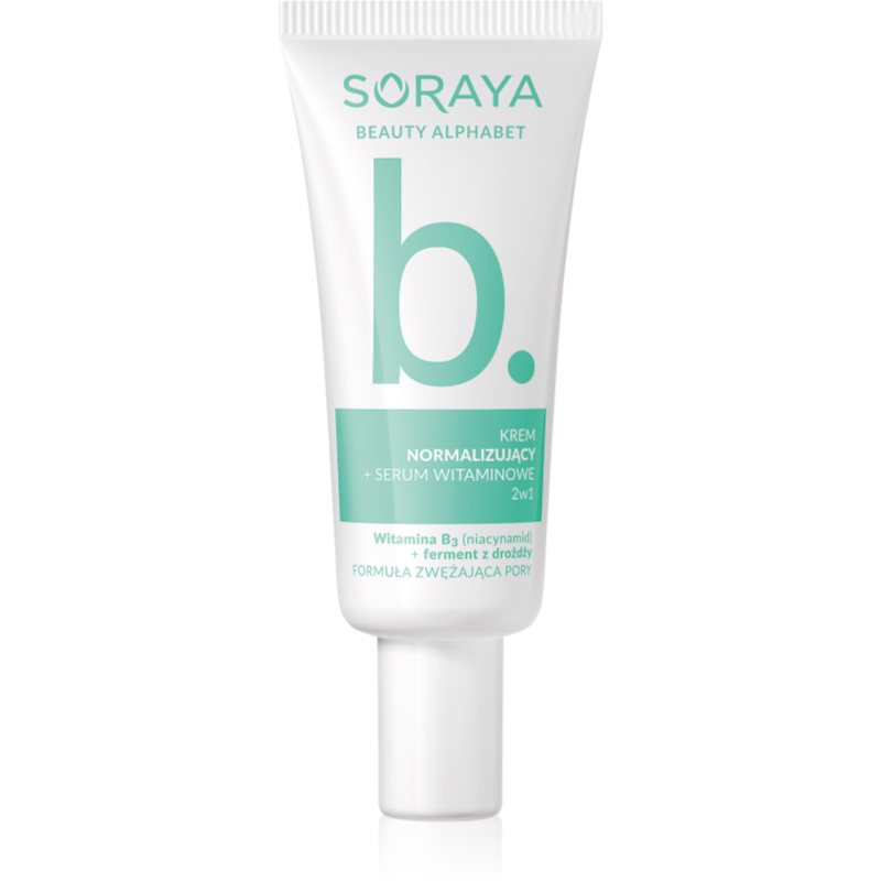 Soraya Beauty Alphabet ser crema pentru reglarea cantitatii de sebum. 30 ml