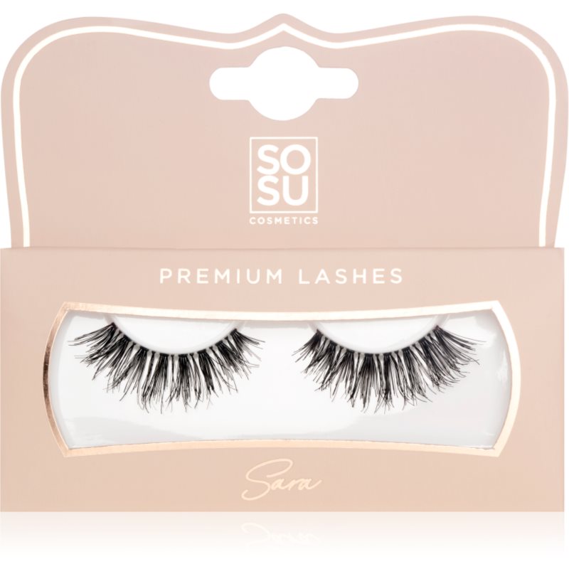 SOSU Cosmetics Premium Lashes gene false culoare Sara 1 buc